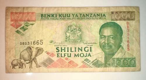 TANZANIA 1000 SHILINGI 1990s