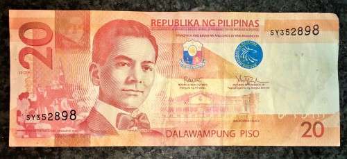 PHILIPPINES 20 PISO 2017