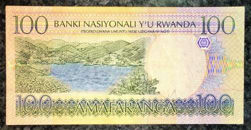 RWANDA 100 FRANCS 2003