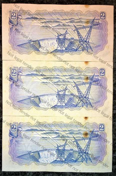 TW DE JONGH R2 IN SEQUENCE D80/861353-351 AUNC 2ND ISSUE 1974 SPRINGBUCK WTM(1BID TAKES ALL)
