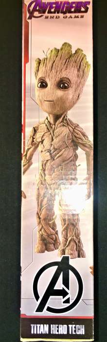 AVENGERS END GAME (THE GROOT) FIGURINE BOXED IN MINT CONDITION NEW 30CM HEIGHT WITH SOUND BUTTON