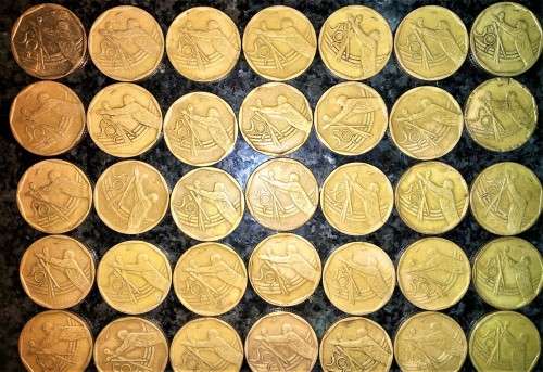 R S A 50 CENT CRICKET 2003 ( BID PER COIN) )50 AVALIABLE