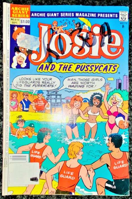 JOSIE & PUSSYCATS (ARCHIE GIANT SERIES )NO 610 -- 1990