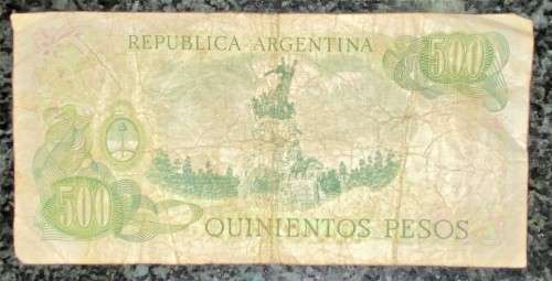 ARGENTINA 500  PESO   ND