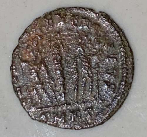 ROMAIN EMPIRE CONSTANTINE II DELMATUIS SISCIA 324AD -337AD TWO WARRIORS