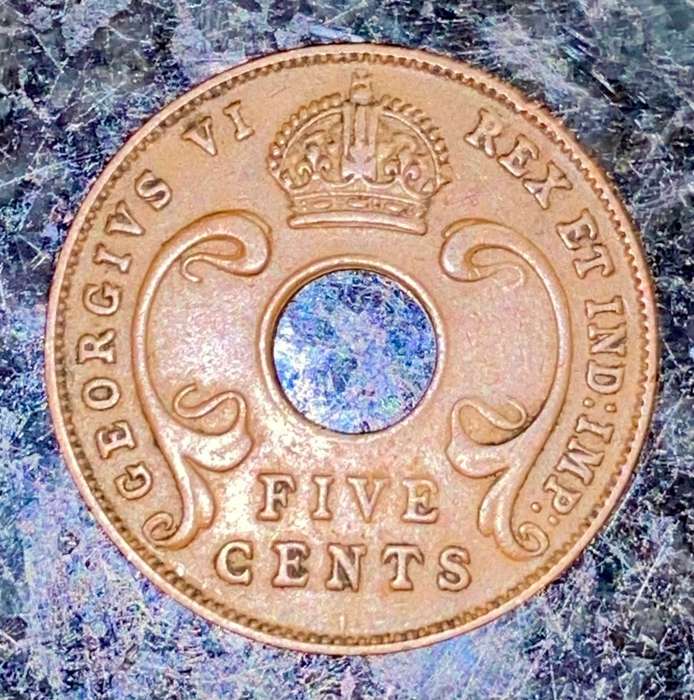EAST AFRICA 5 CENT 1941