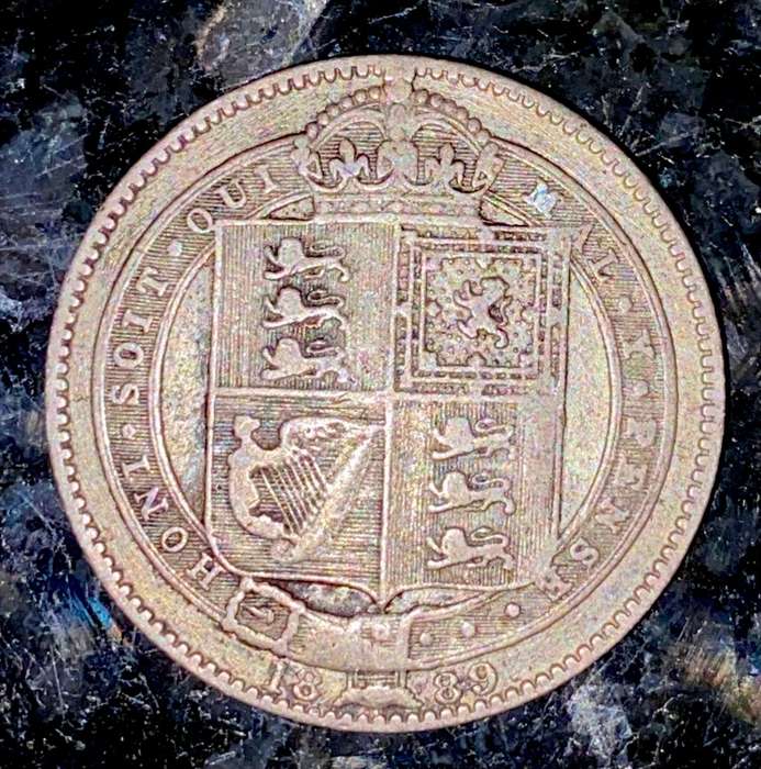 GREAT BRITAIN SILVER 1 SHILLING 1889