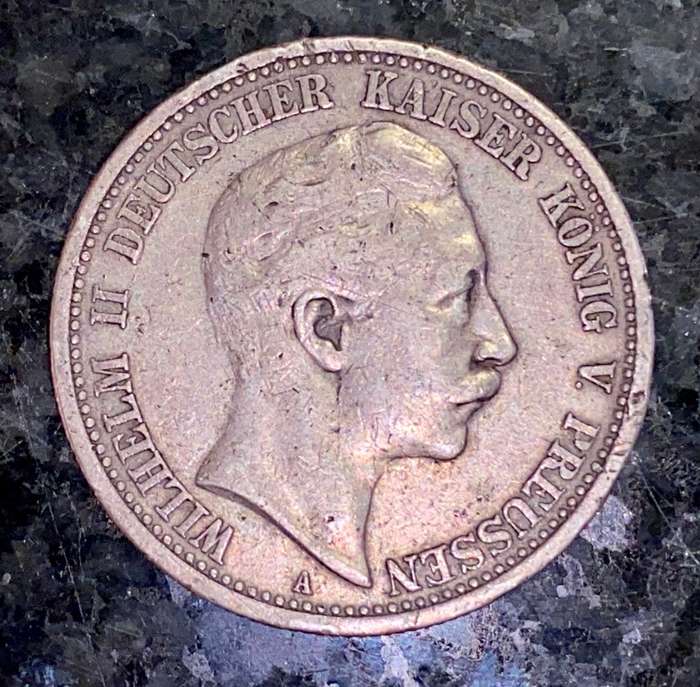 GERMANY SILVER 2 MARK 1906 - BERLIN MINT - SILVER .900