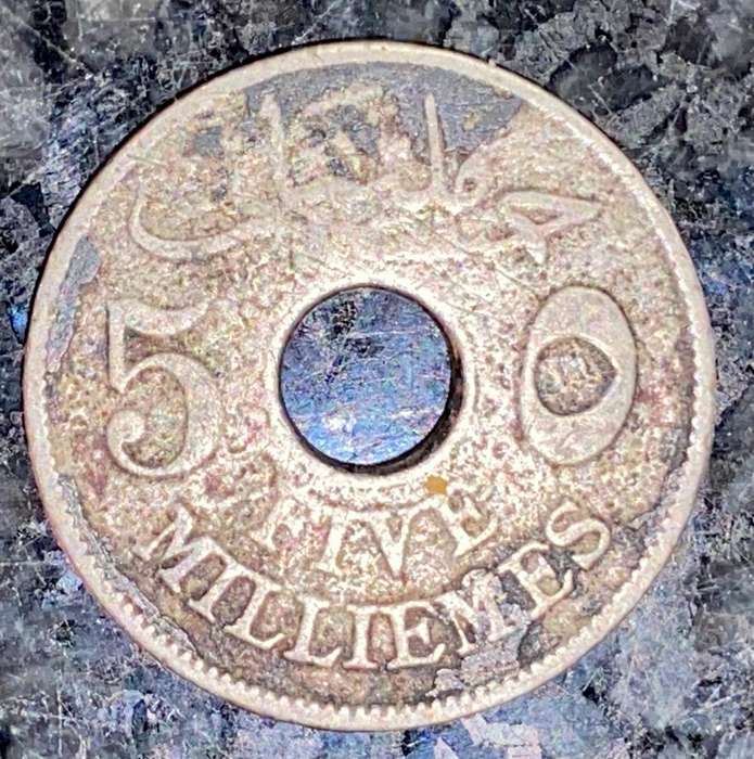 EGYPT 5 MILLIEME 1918