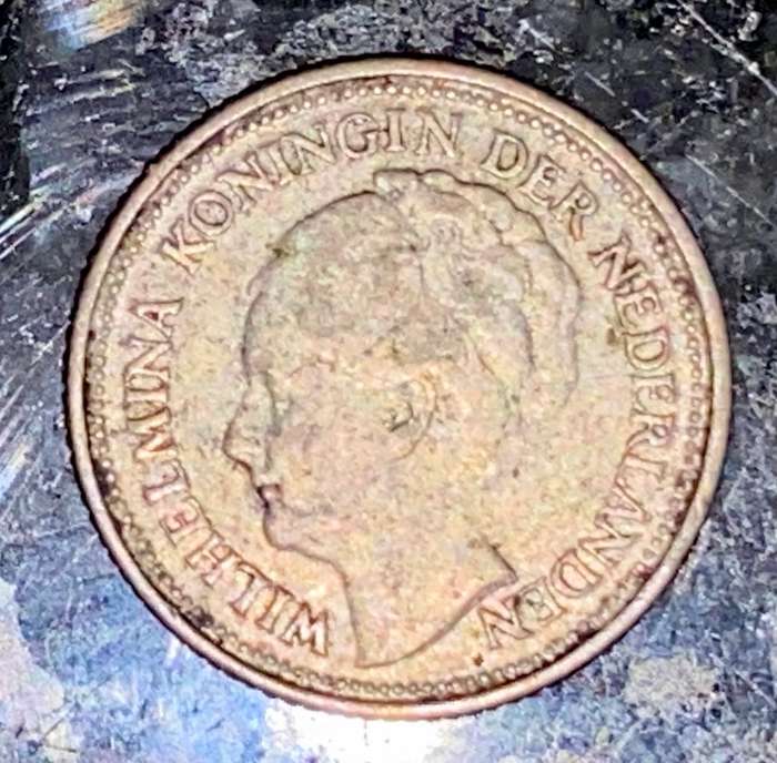 NETHERLANDS SILVER 25 CENT 1916
