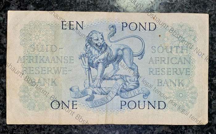 MH DE KOCK 1 POUND 18-2-1954 E/A 3RD ISSUE B173