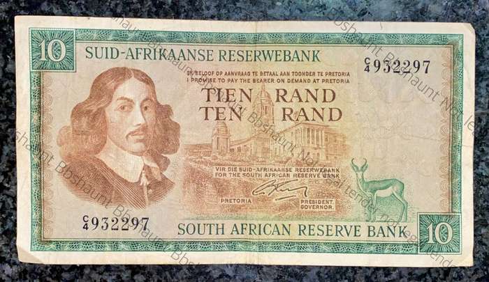 G RISSIK R10-- C4-- SECOND ISSUE 1967 E/A SPRINGBUCK WTM