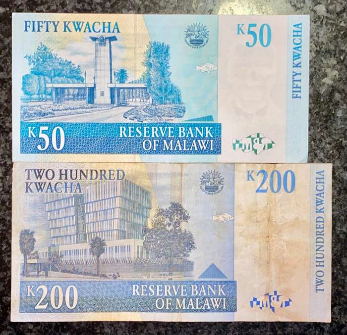 MALAW SET 200 KWACHA AA & 50 KWACHA 1997 (1 BID TAKES ALL)