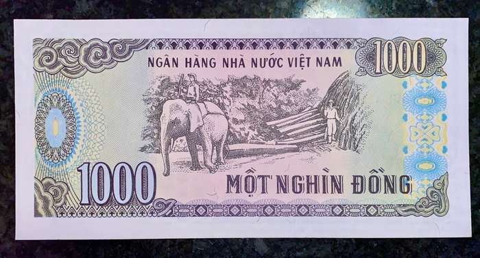 VIETNAM 1000 DONG 1988 UNC