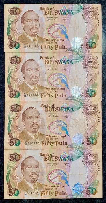 BOTSWANA 50 PULA 2000 (BID PER NOTE)