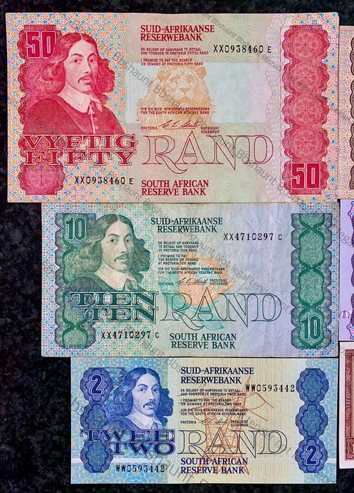 COMPLETE SET REPLACEMENT NOTES CL STALS R50XX TO R2WW - GOOD CONDITION 1990 (R1 Z28 -TW DE JONGH)