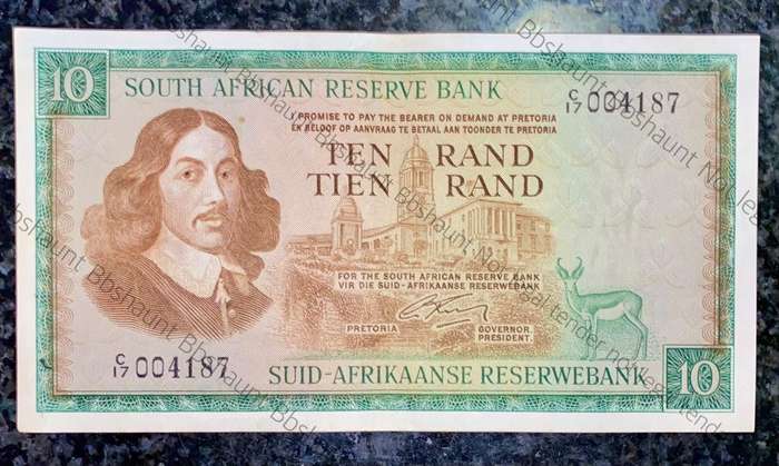 G RISSIK R10-- C17 /004187 -- SECOND ISSUE 1967 E/A SPRINGBUCK WTM