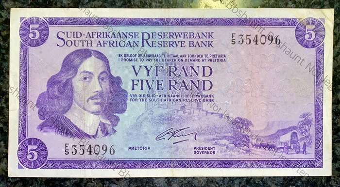 G RISSIK R5 - F5 - 2ND ISSUE 1966 A/E SPRINGBUCK WTM