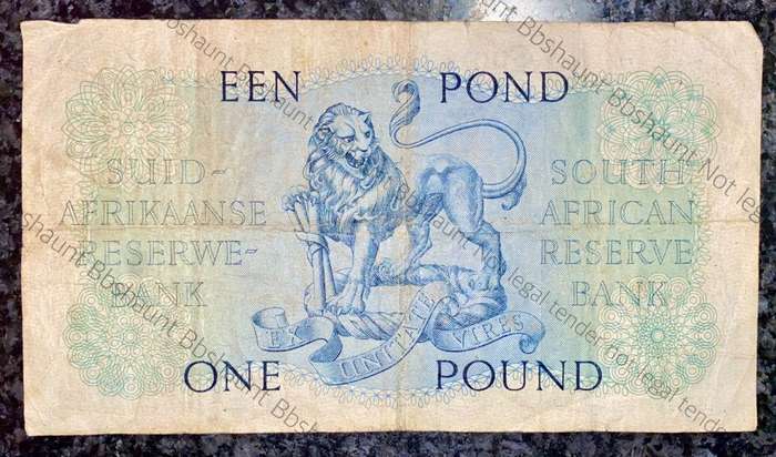 MH DE KOCK 1 POUND 19TH NOVEMBER 1950 A/E 3RD ISSUE B109