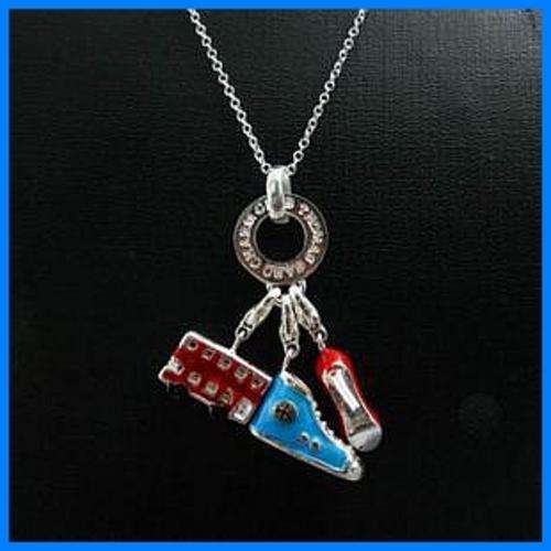 THOMAS SABO STYLE NECKLACE - SNEAKER, SHOE, LONDON BUS