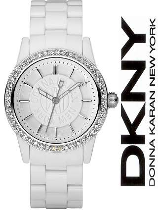 DKNY  LADIES STONE SET WATCH **VALUE: R1995.00**