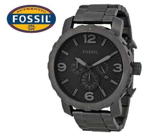 FOSSIL NATE CHRONOGRAPH ION PLATED CHRONOGRAPH WATCH (JR1401) **VALUE: R4150.00**