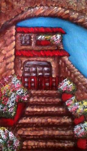 Original Mari Mackie -  Through the Arch - 210 X 340mm