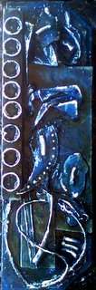 Mari Mackie Original, Recycle Abstract 2, 500mm X 140mm,