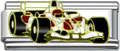 Italian Charms - Fits All 9mm Modular Bracelets - Enamel - SUPERLINK - SINGLE SEATER RACING (D)