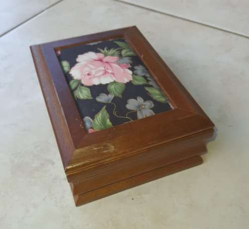 Outstanding Wooden Jewelry Box with mirror