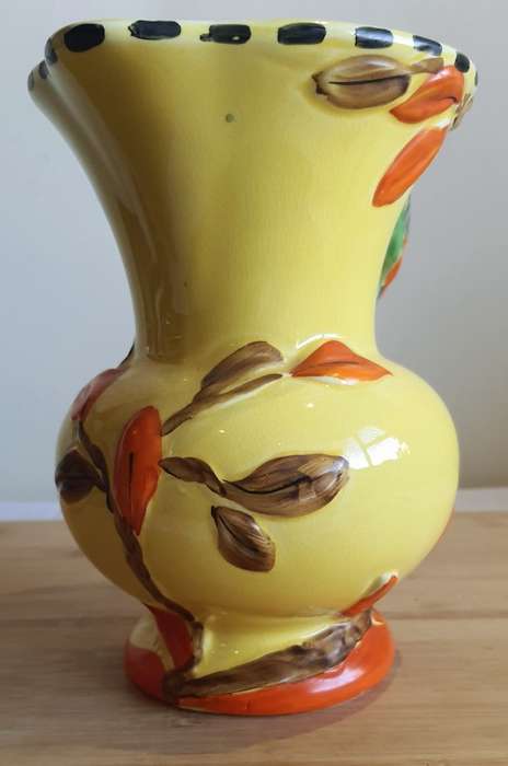 Eye Catching 22cm WADEHEATH Jug with Gorgeous Bird Handle c.`34 - Marked