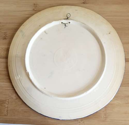 Highly Decorative Enamel Plate in the Style of Iznik from Istanbul