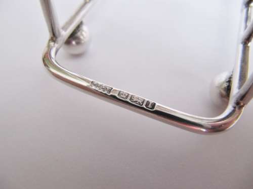 Antique (c1903) English Sterling Silver Toast Rack