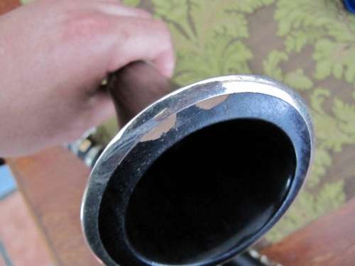 Antique Ebony Wood Clarinet in Case