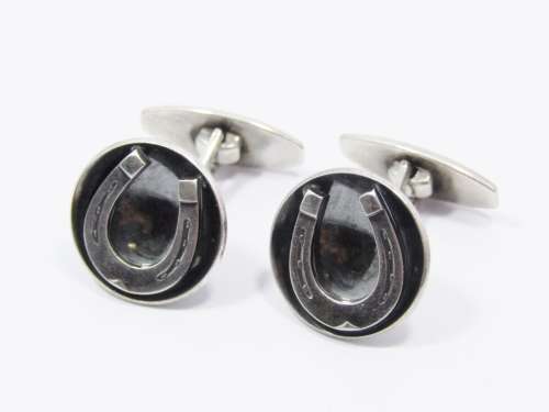 Rare! Danish Designer Niels Erik From Silver Cufflinks