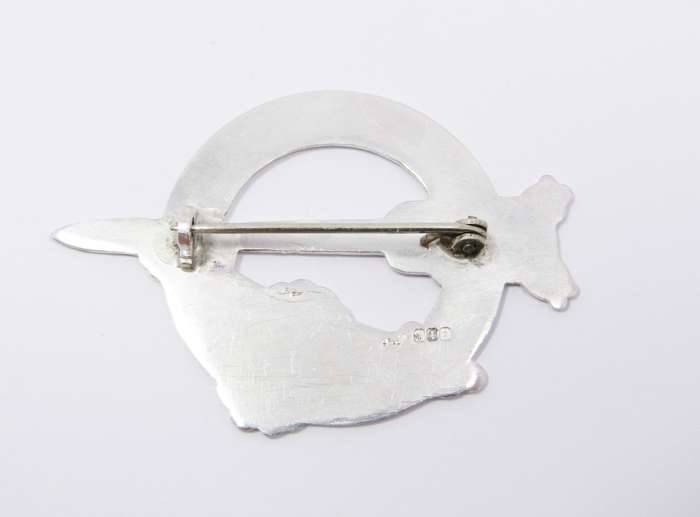 Gorgeous Scottish Brooch in Sterling Silver
