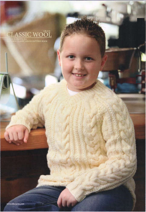 elle Yarns Classic Wool Aran Pack (500g) See the colour chart for available colours.