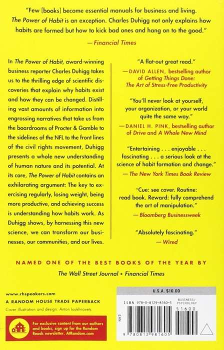 Charles Duhigg - THE POWER OF HABIT - Why We Do What We Do in Life & Business [eBook PDF]