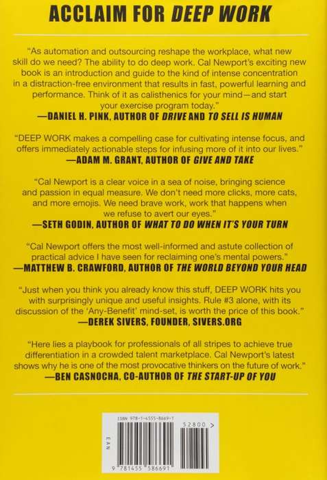 Cal Newport - Deep Work - Rules for Focused Success in a Distracted World [eBook PDF]