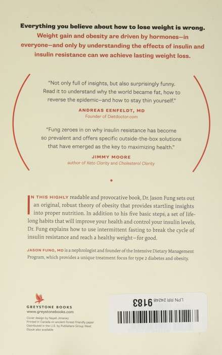 Dr Jason Fung: The Obesity Code - Unlocking the Secrets of Weight Loss [eBook PDF]