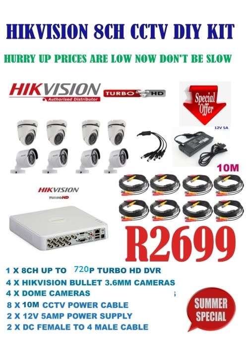 HIKVISION 8CH CCTV DIY KIT