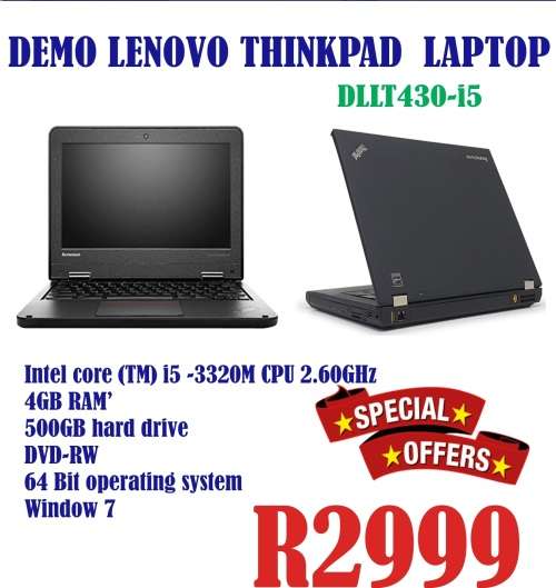 Demo Lenovo Thinkpad I5 Laptop T430