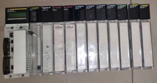 Schneider 140 PLC complete