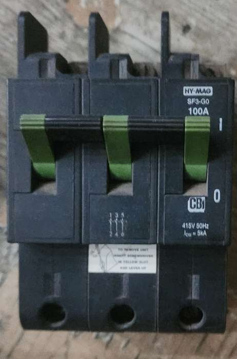CBI 100A 3 Pole breaker