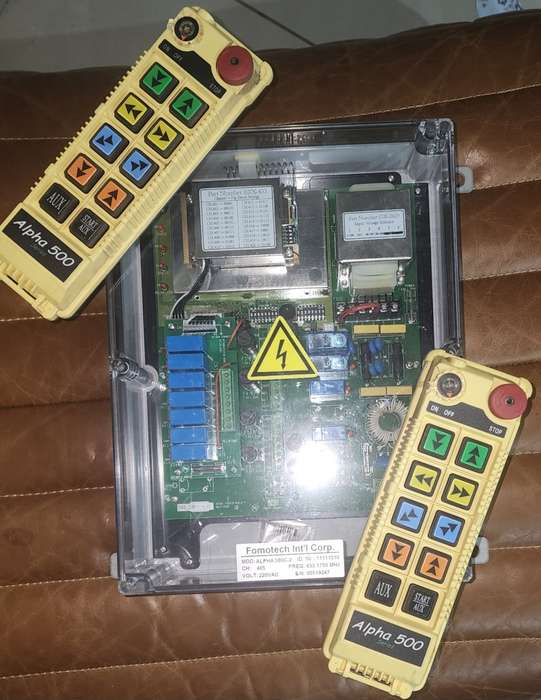 Alpha 580C-2 transmitter and receiver