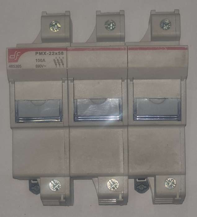 100A 3phase fuse plus fuseholder
