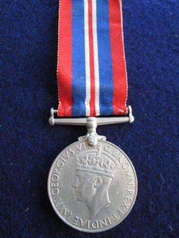 WW2 War Medal 1939 -1945 - Full Size.  Unnamed