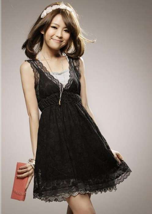 SALE!!! STUNNING LACE BLACK DRESS AT AFFORDABLE PRICE!!