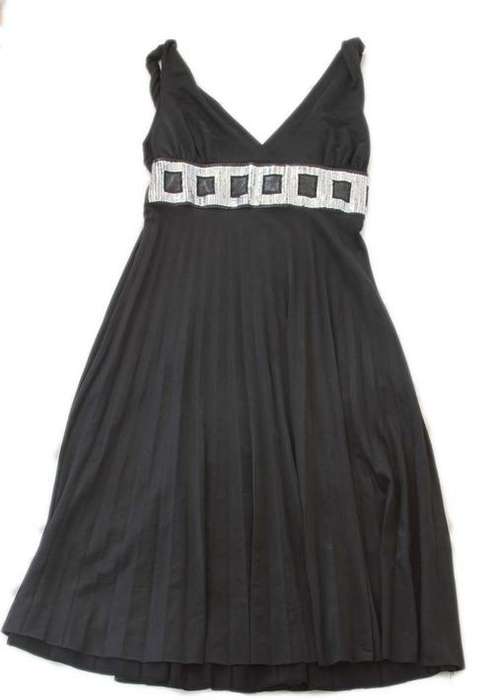 Stunning black & Silver sequin Cocktail Party Dress YDE