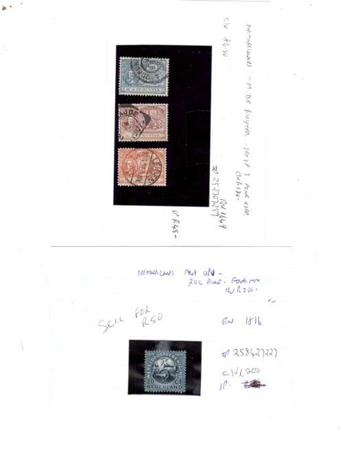 NEW AND USED NEDERLAND STAMPS SEE PICS